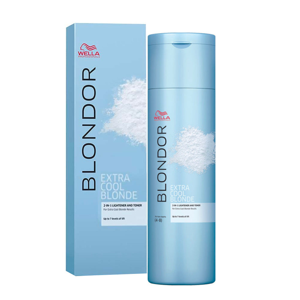 Wella Blondor Extra Cool Blonde 150gr - decolorante e tonalizzante 2-in-1