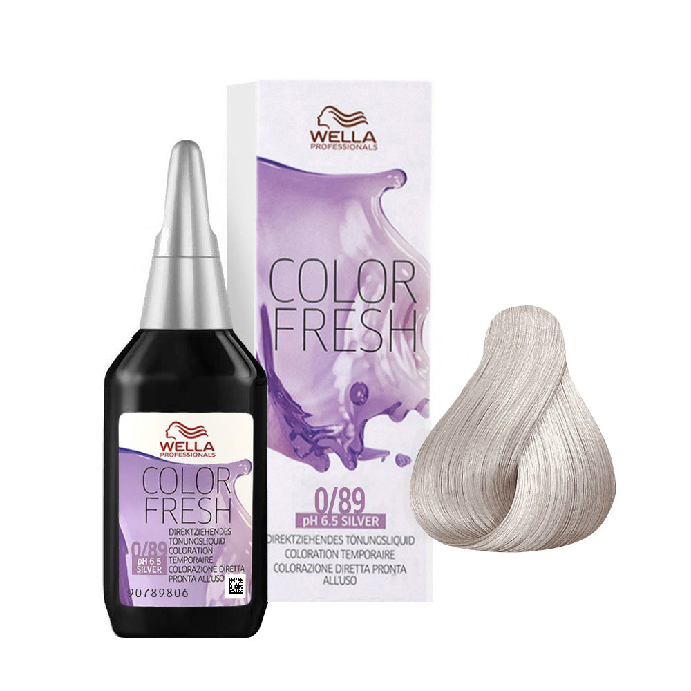 Wella Color Fresh Silver 0/89 Perla Cendrè 75ml - riflessante diretto senza ammoniaca