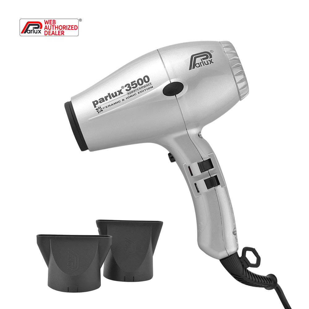 Parlux 3500 Supercompact Ceramic & Ionic Editon  Argento - asciugacapelli [all]