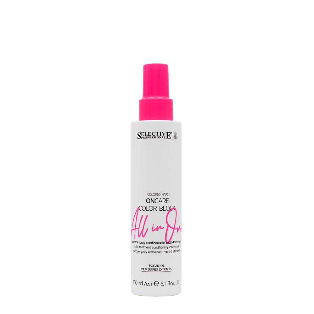 Selective Professional On Care Color Block All In One 150ml - maschera spray condizionante multi-trattamento