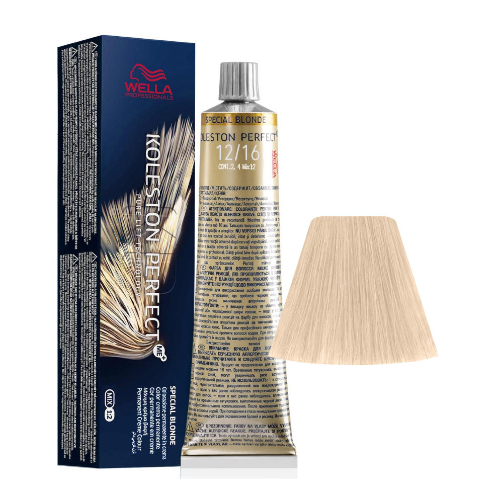 Wella Koleston Perfect Me+ Special Blondes 12/16 Cenere Violetto 60ml - colorazione permanente 
