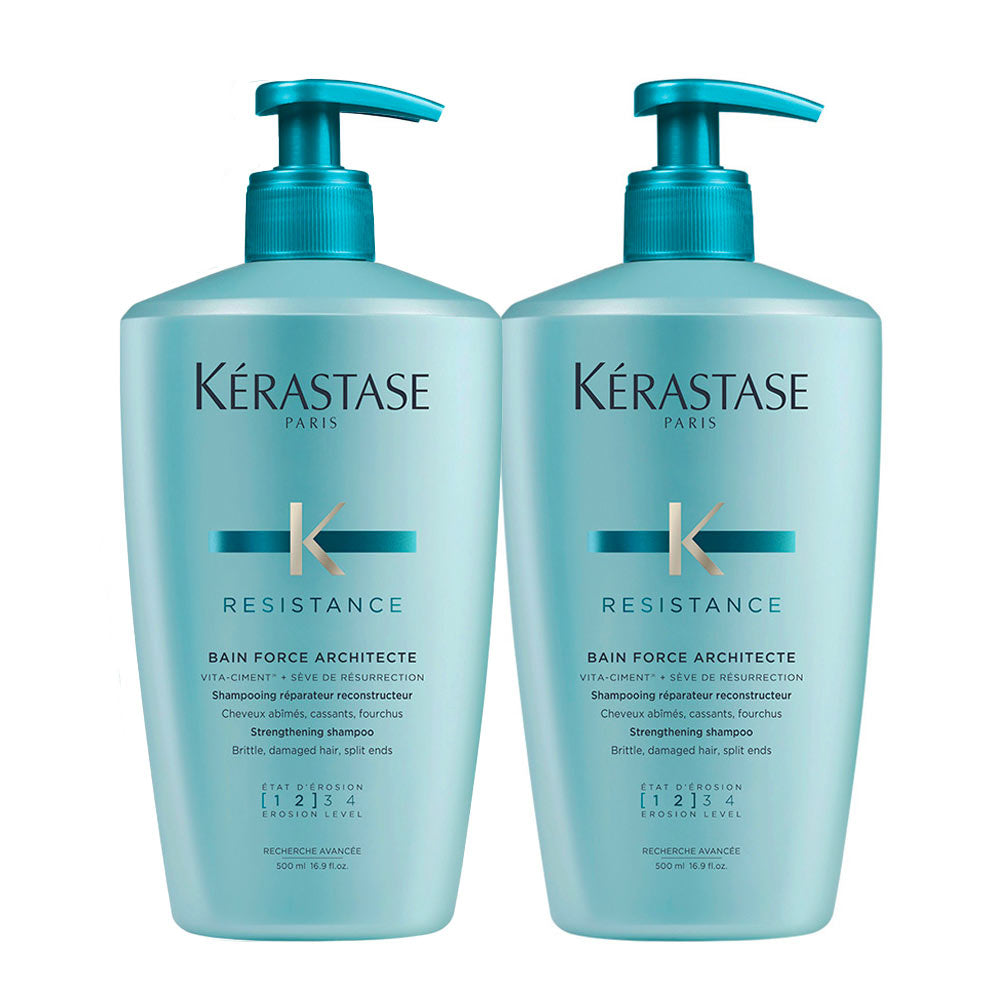 Kerastase Résistance Bain Force Architecte 500ml X2