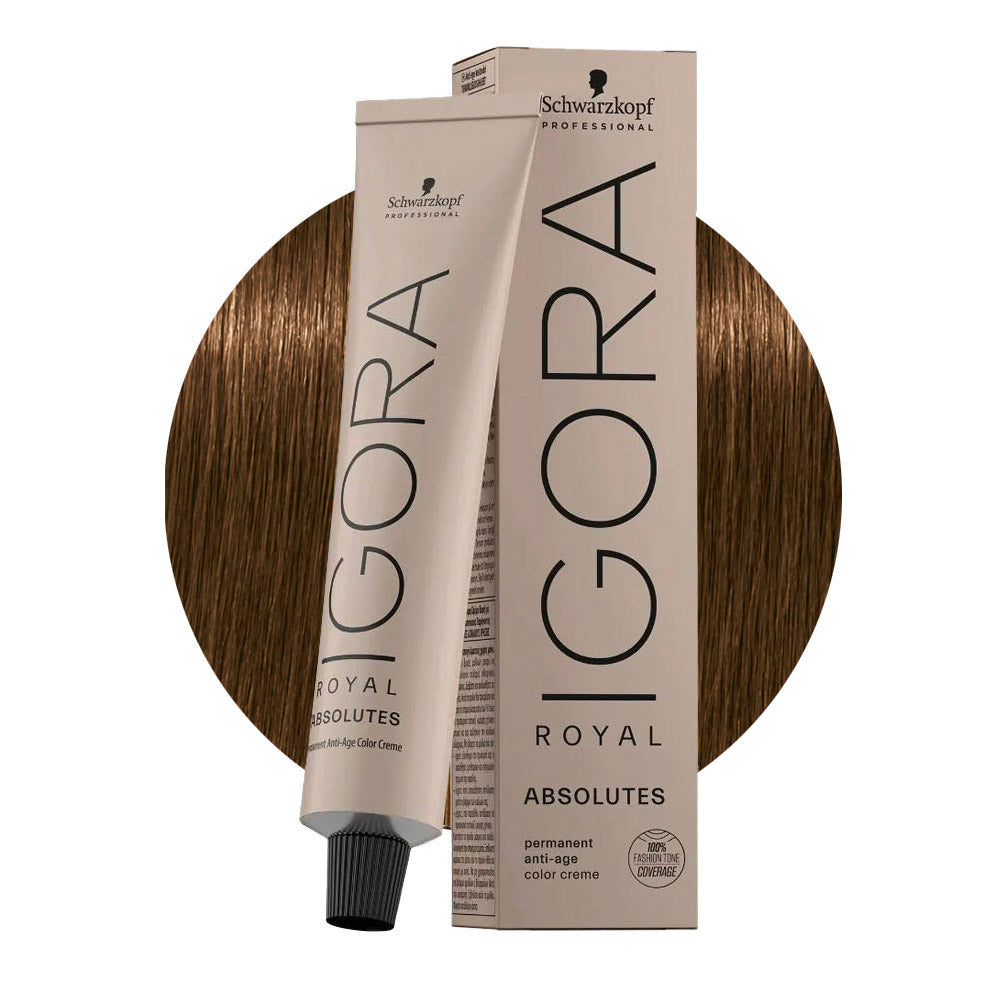 Schwarzkopf Igora Royal Absolutes 7-140 Biondo Medio Cendrè Beige Naturale  60ml - colorazione permanente