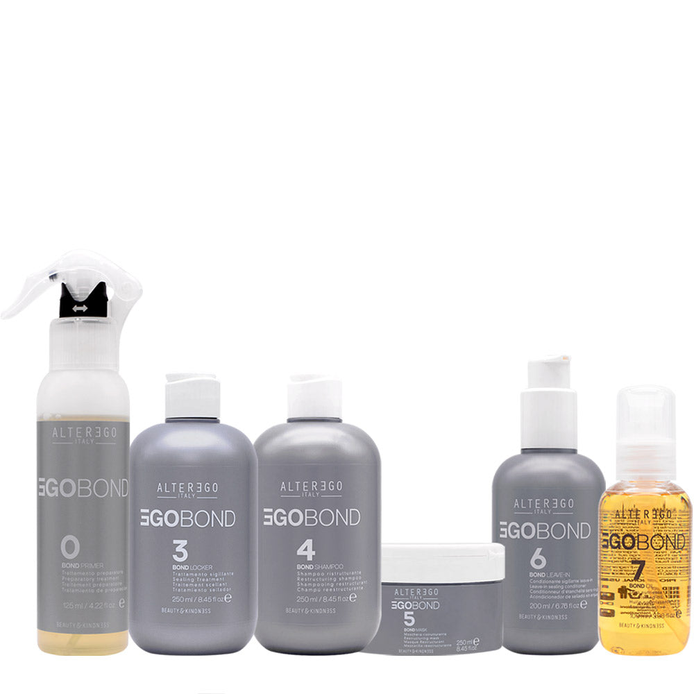 Alterego EgoBond 0 Primer 125ml 3 Locker 250ml 4 Shampoo 250ml 5 Mask 6 Conditioner 200ml 7 Oil 100ml [all]