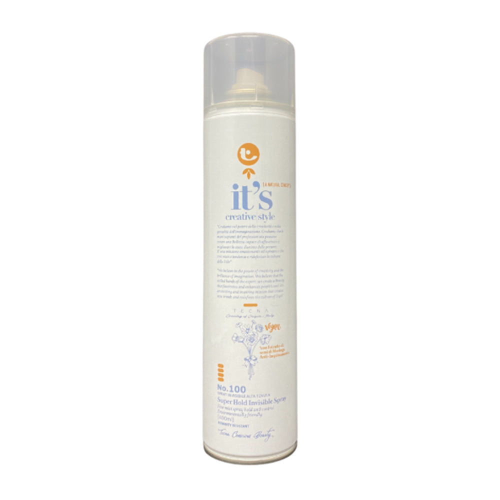Tecna It's Super Hold Invisible Spray N.100 400ml - spray invisibile ad alta tenuta