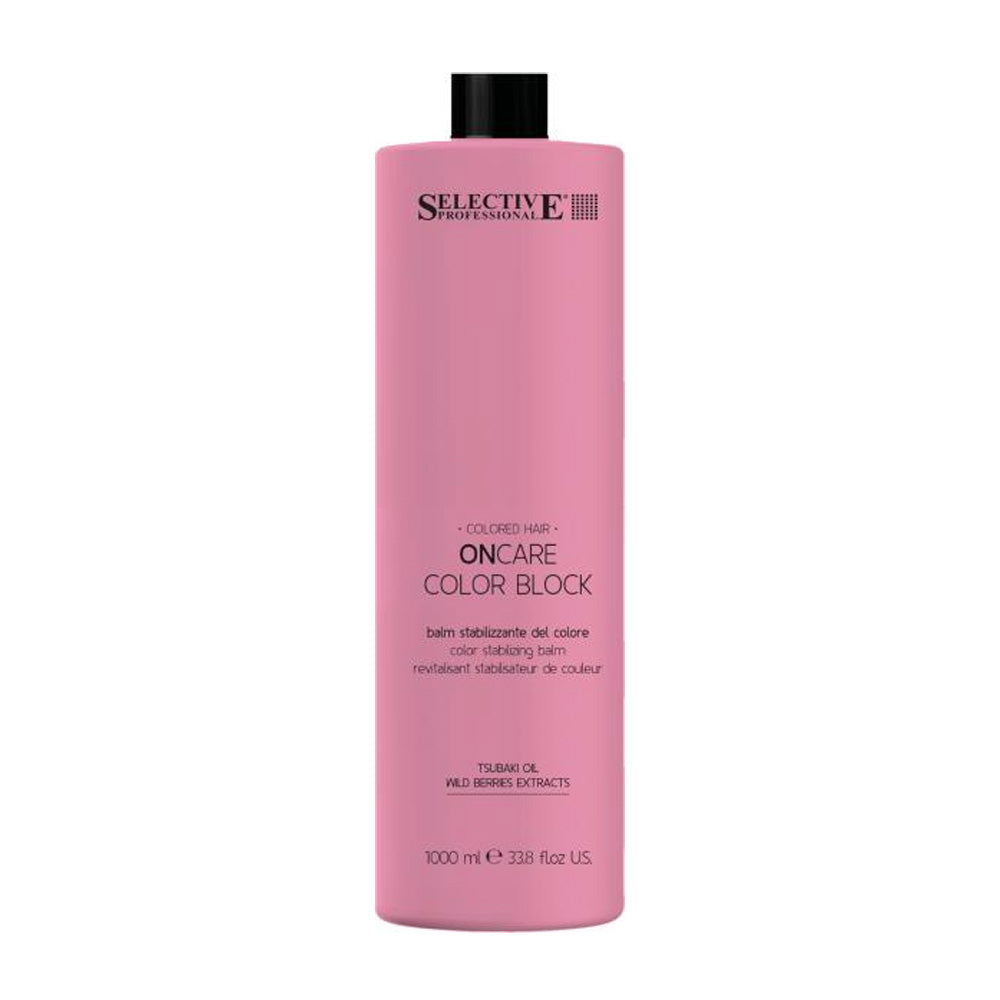 Selective Professional On Care Color Block Shampoo 1000ml - shampoo stabilizzante del colore