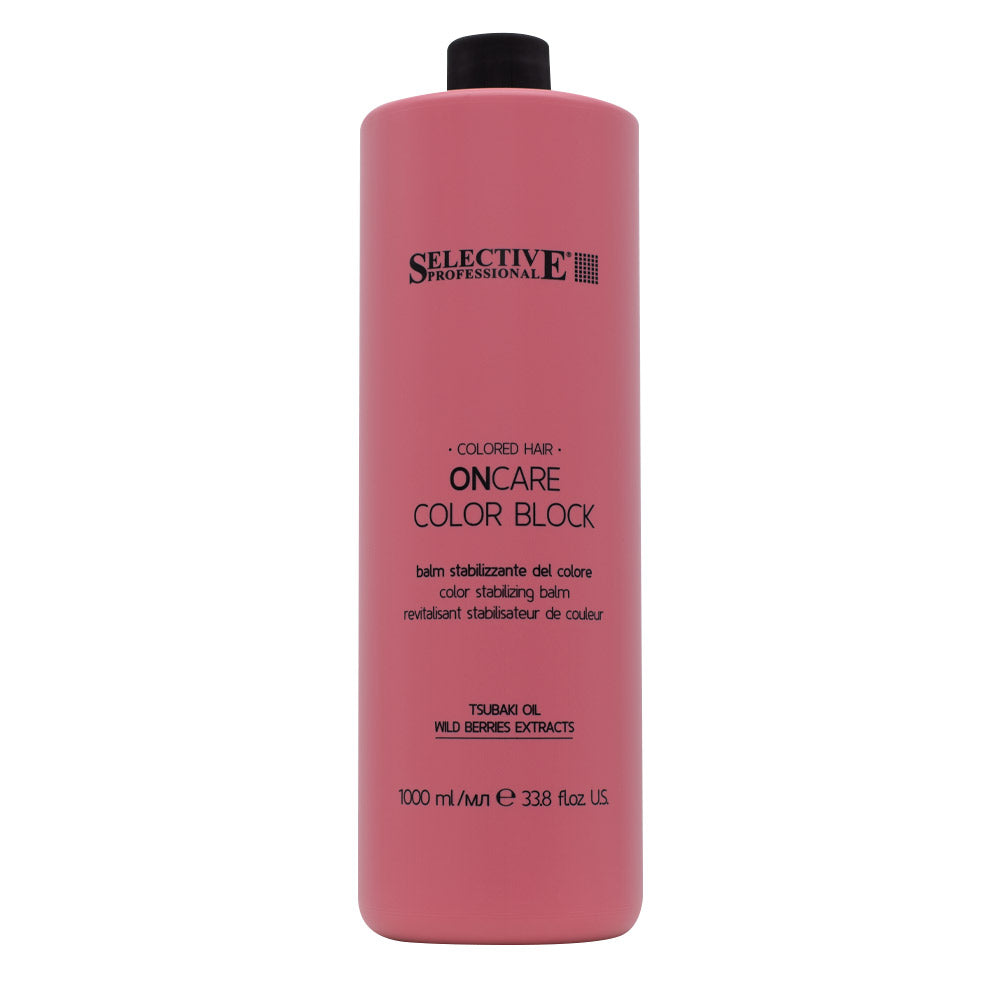 Selective Professional On Care Color Block Balm 1000ml - balm stabilizzante del colore