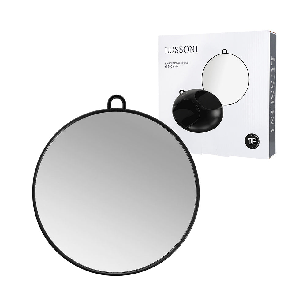 Lussoni Black Round Mirror  Ø29 cm - specchio rotondo