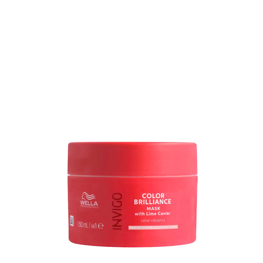 Wella Invigo Color Brilliance Fine Vibrant Color Mask 150ml - maschera per capelli normali-fini