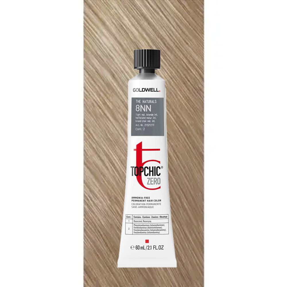 8NN Topchic Zero The Naturals Light Natural Blonde Intense tb 60ml  - colorazione permanente senza ammoniaca