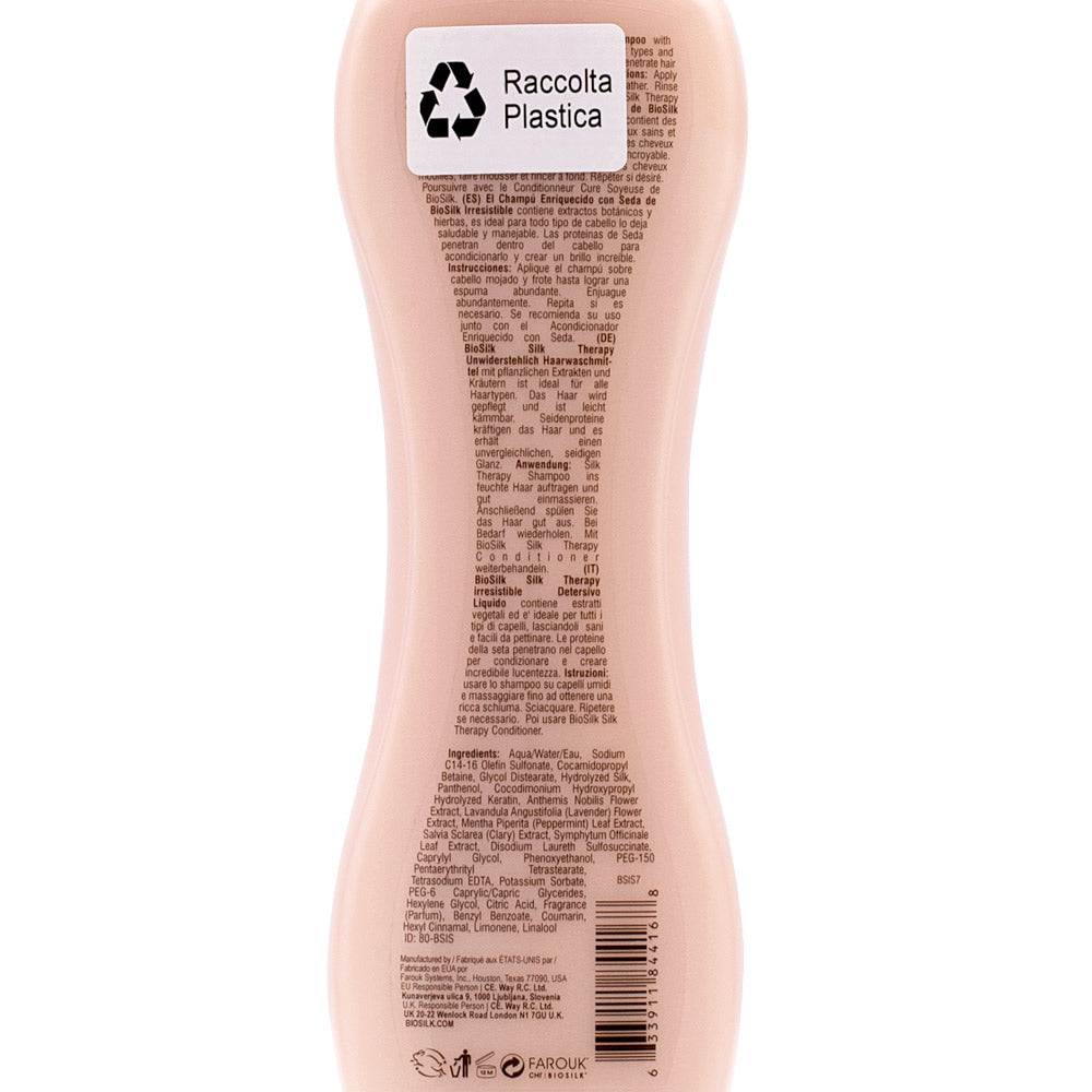 Biosilk Silk Therapy Irresistible Shampoo 207ml - shampoo illuminante