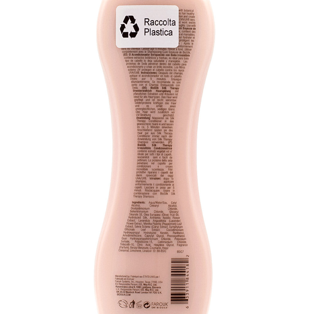 Biosilk Silk Therapy Irresistible Conditioner 207ml - balsamo illuminante