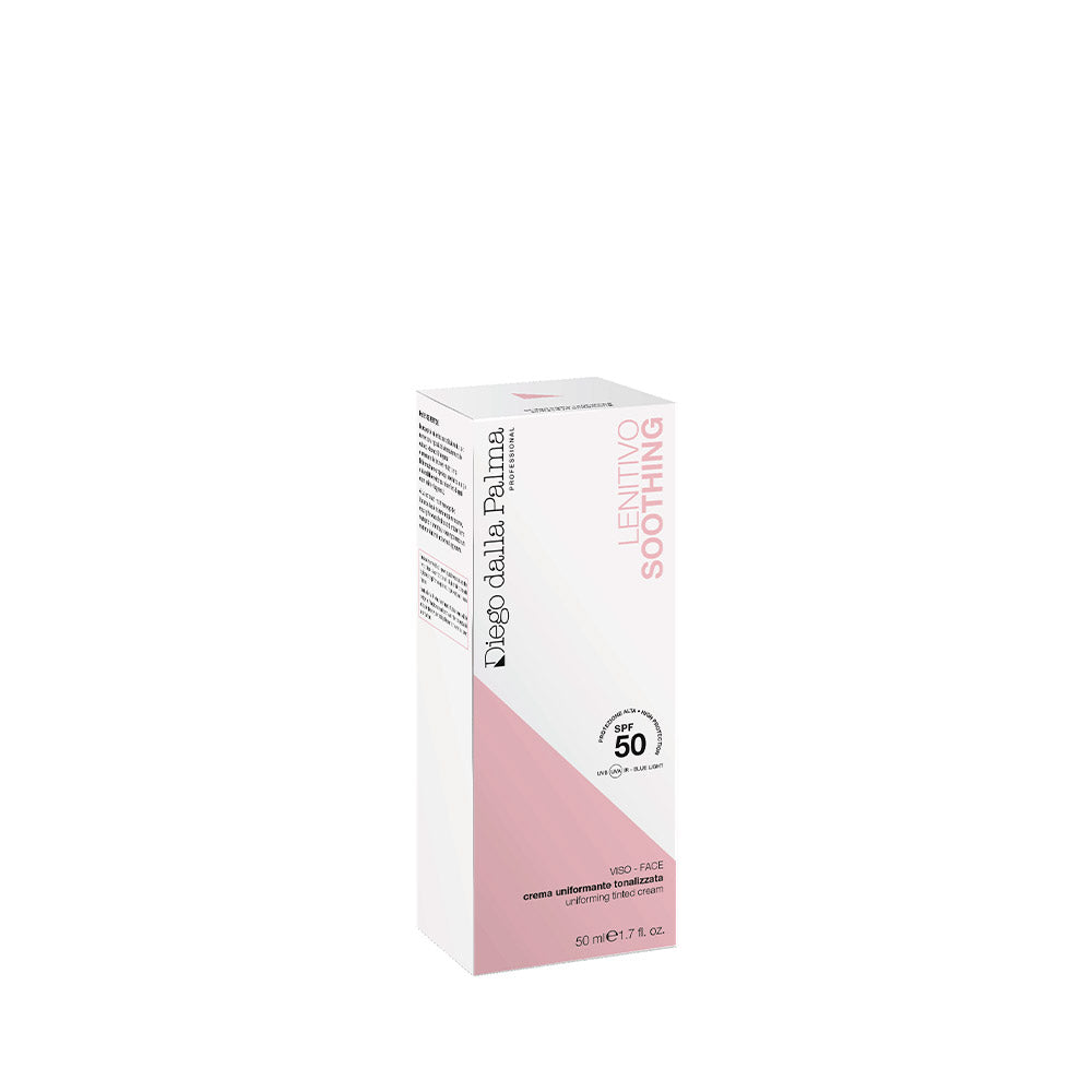 Diego dalla Palma Professional Soothing Uniforming Tinted Cream Spf50 50ml - crema viso protettiva uniformante