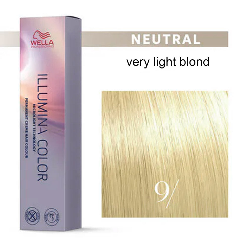 Wella Illumina Color 9/ Biondo Chiarissimo 60ml  - colorazione permanente
