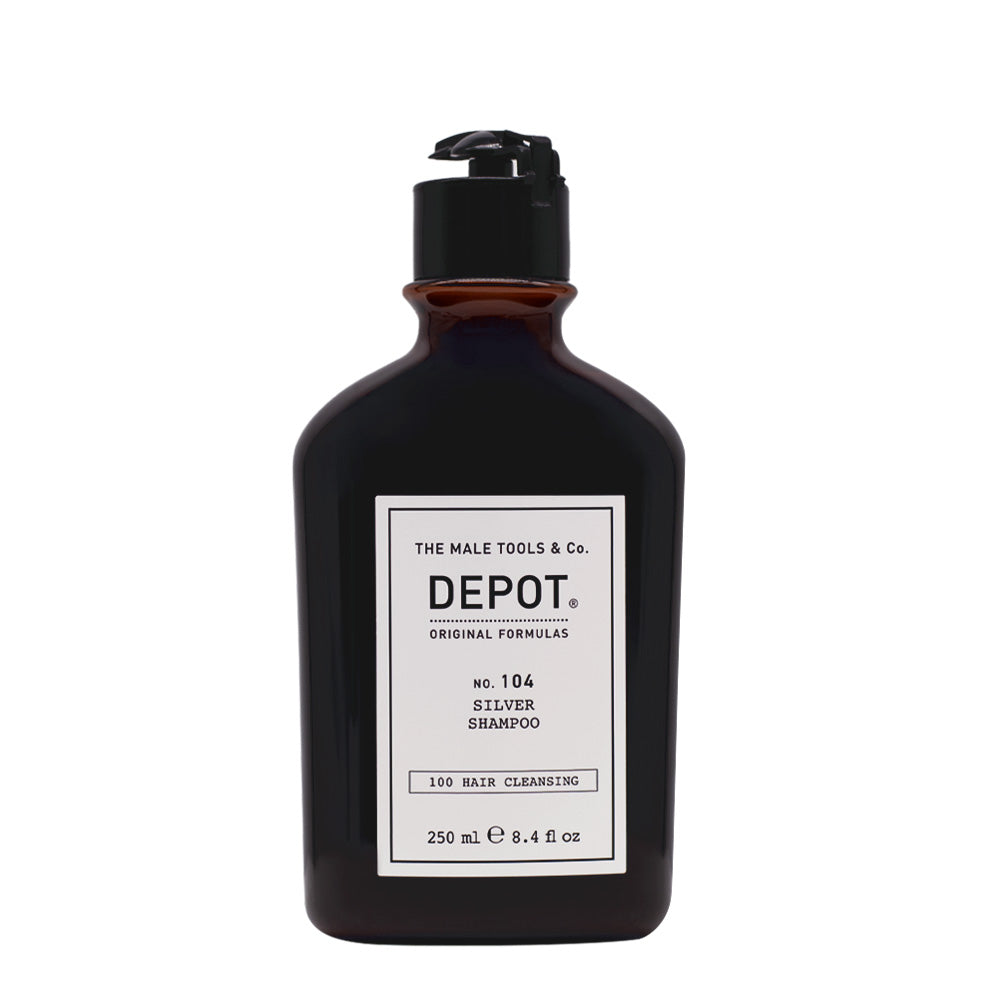 Depot Hair Cleansing No. 104 Silver Shampoo 250ml - shampoo capelli biondi, grigi e bianchi