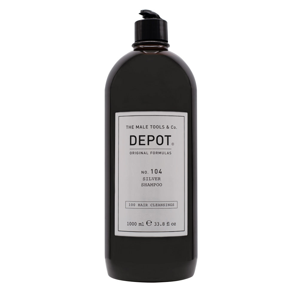 Depot Hair Cleansing No. 104 Silver Shampoo 1000ml - shampoo capelli biondi, grigi e bianchi