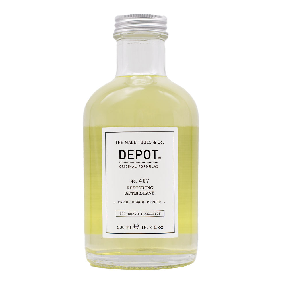 Depot Shave Specifics No.407  Restoring Aftershave 500ml - lozione tonificante rinfrescante dopobarba