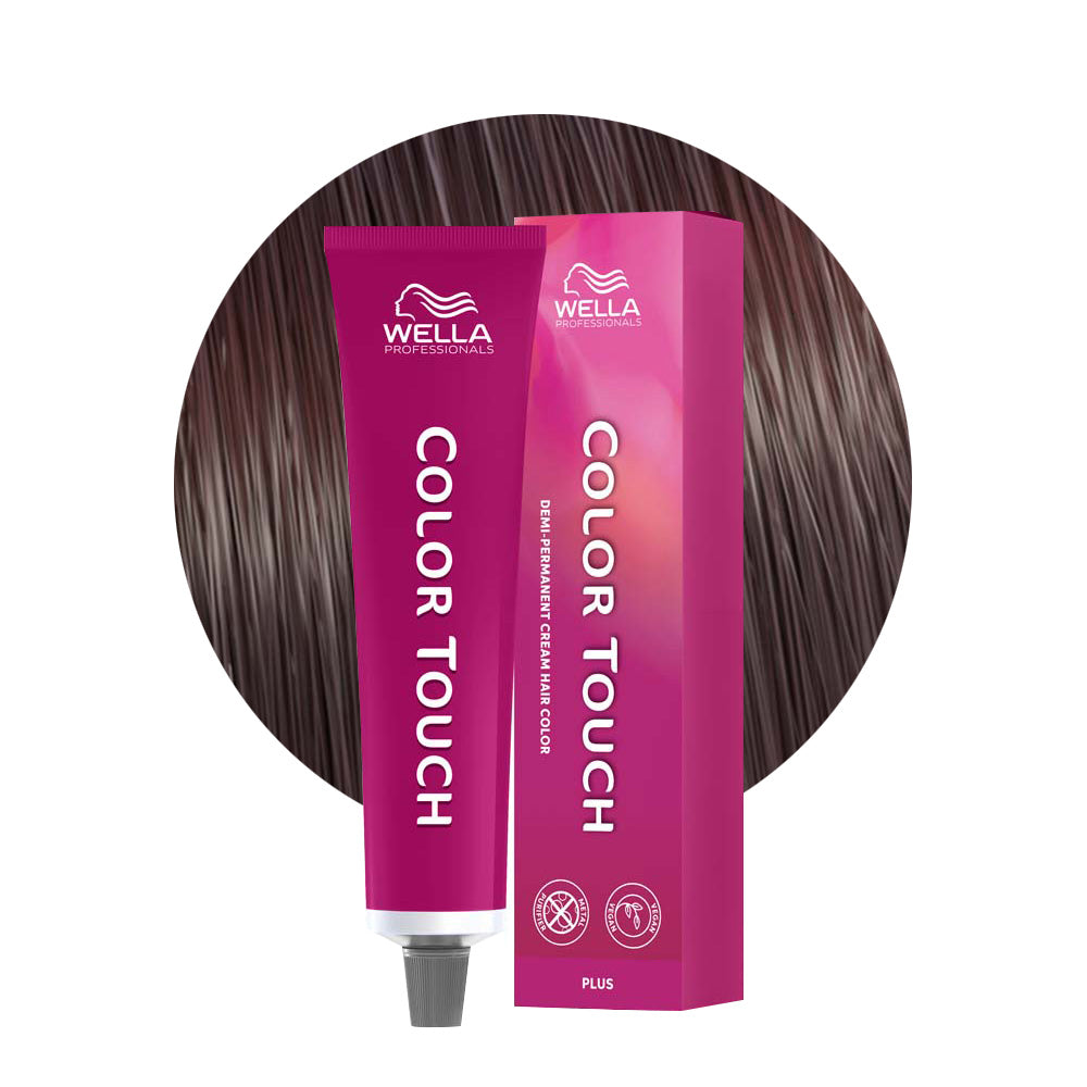 Wella Color Touch Plus 55/05 Castano Chiaro Intenso Naturale Mogano 60ml - colore demi-permanente [all]