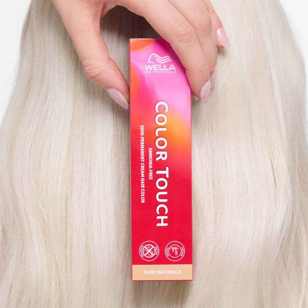 Wella Color Touch Pure Naturals 6/05 Biondo Scuro Naturale Mogano 60ml - colore semipermanente senza ammoniaca [all]