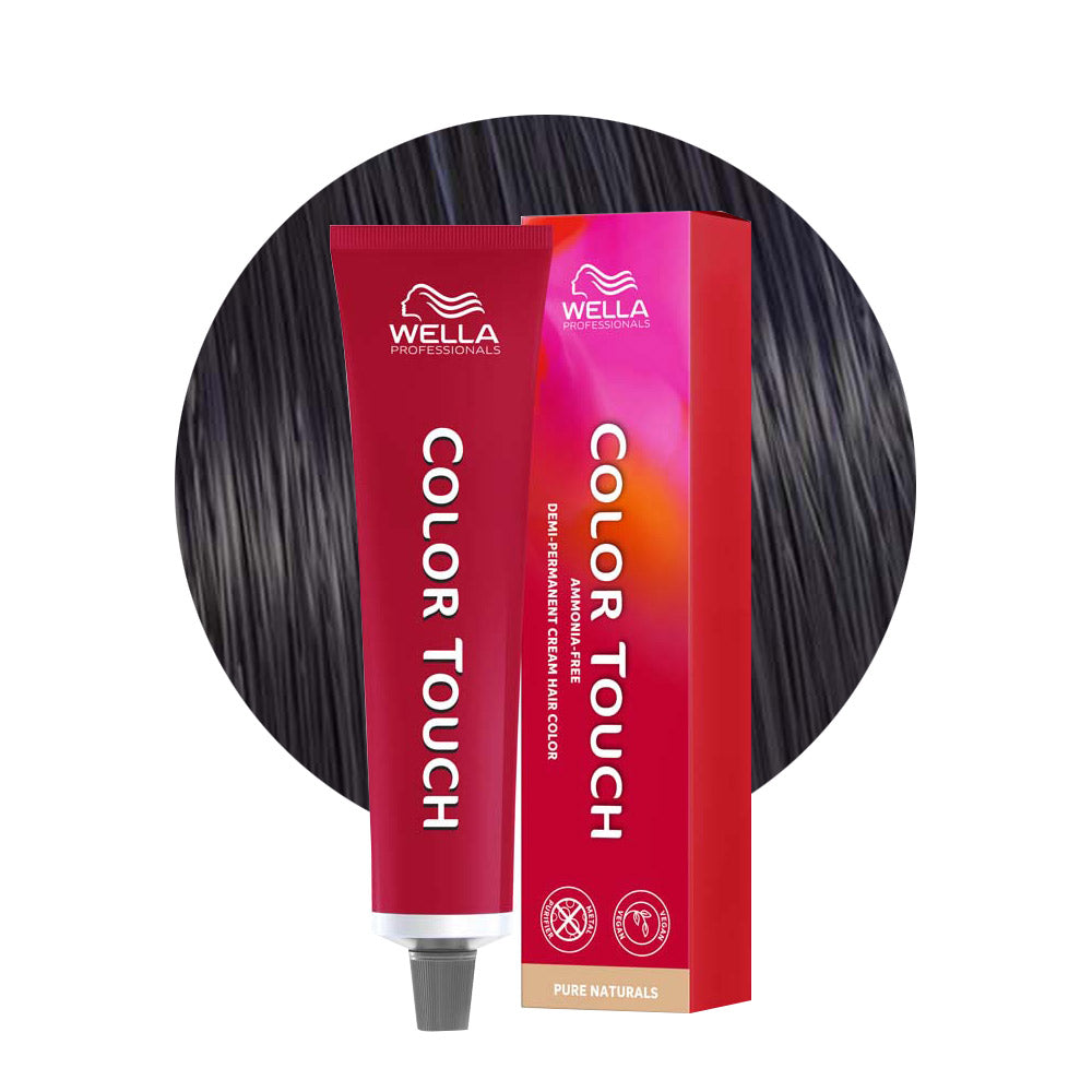 Wella Color Touch Pure Naturals 2/0 Nero 60ml  - colore semipermanente senza ammoniaca [all]