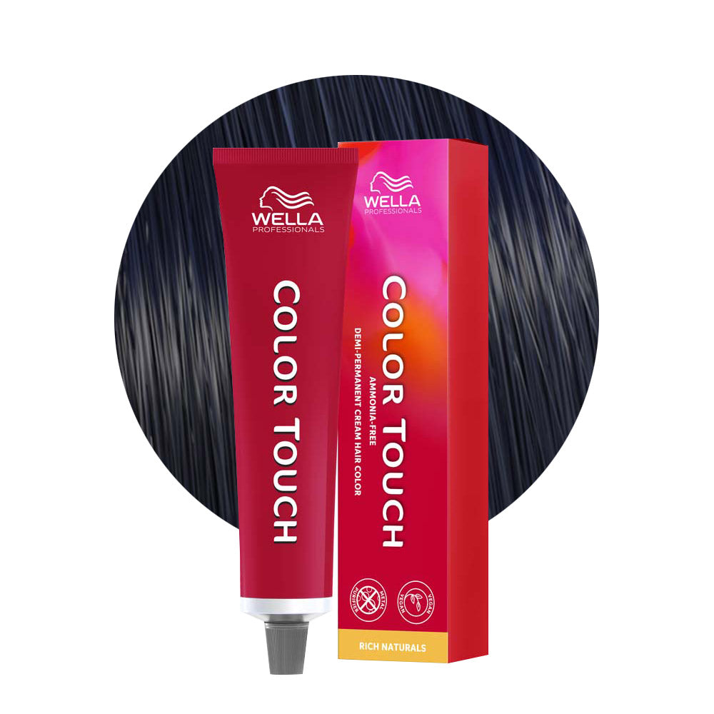 Wella Color Touch Rich Naturals 2/8 Nero Blu 60ml  - colore semipermanente senza ammoniaca [all]