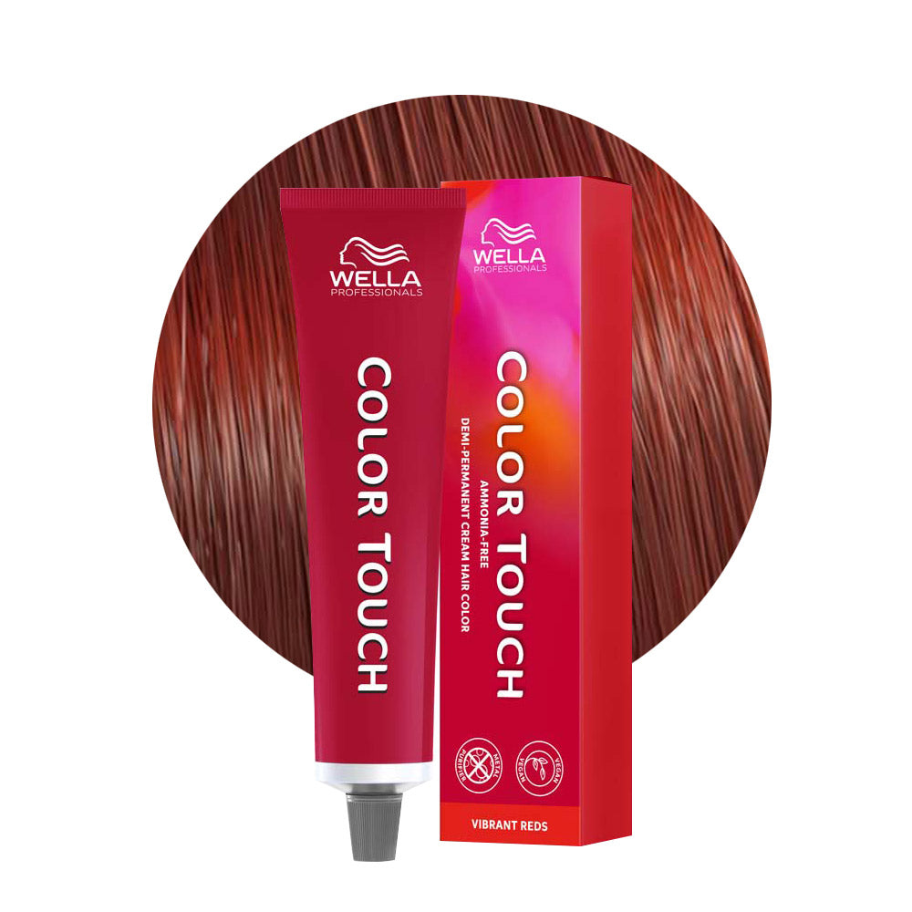Wella Color Touch Vibrant Reds 66/44 Biondo Scuro Intenso Rame 60ml - colore semipermanente senza ammoniaca [all]
