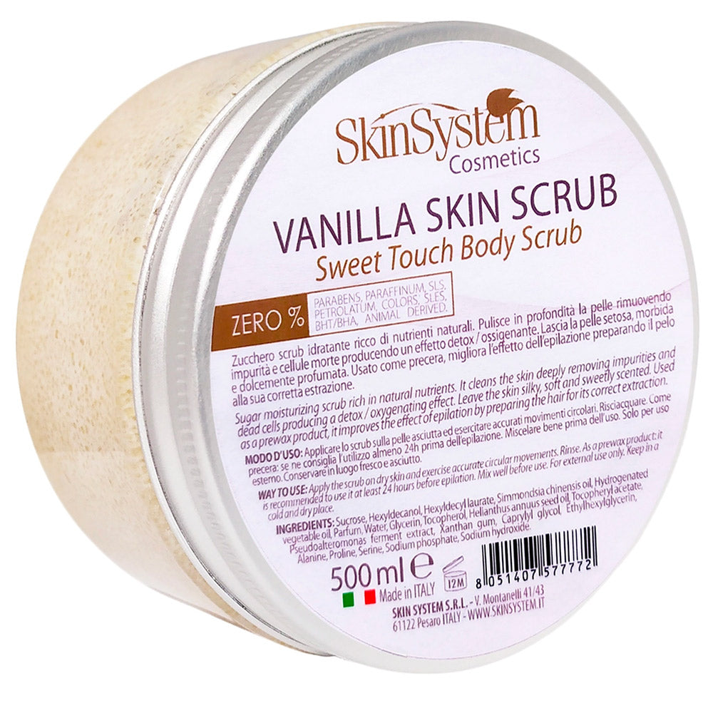 SkinSystem Vanilla Skin Scrub Sweet Touch Body Scrub 500ml - scrub idratante