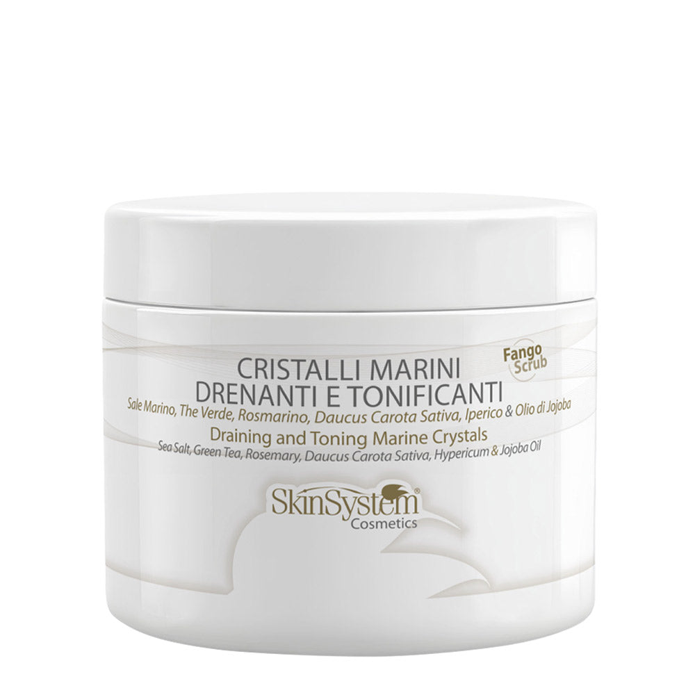 SkinSystem Draining and Toning Marine Crystals 500ml - scrub gel drenante