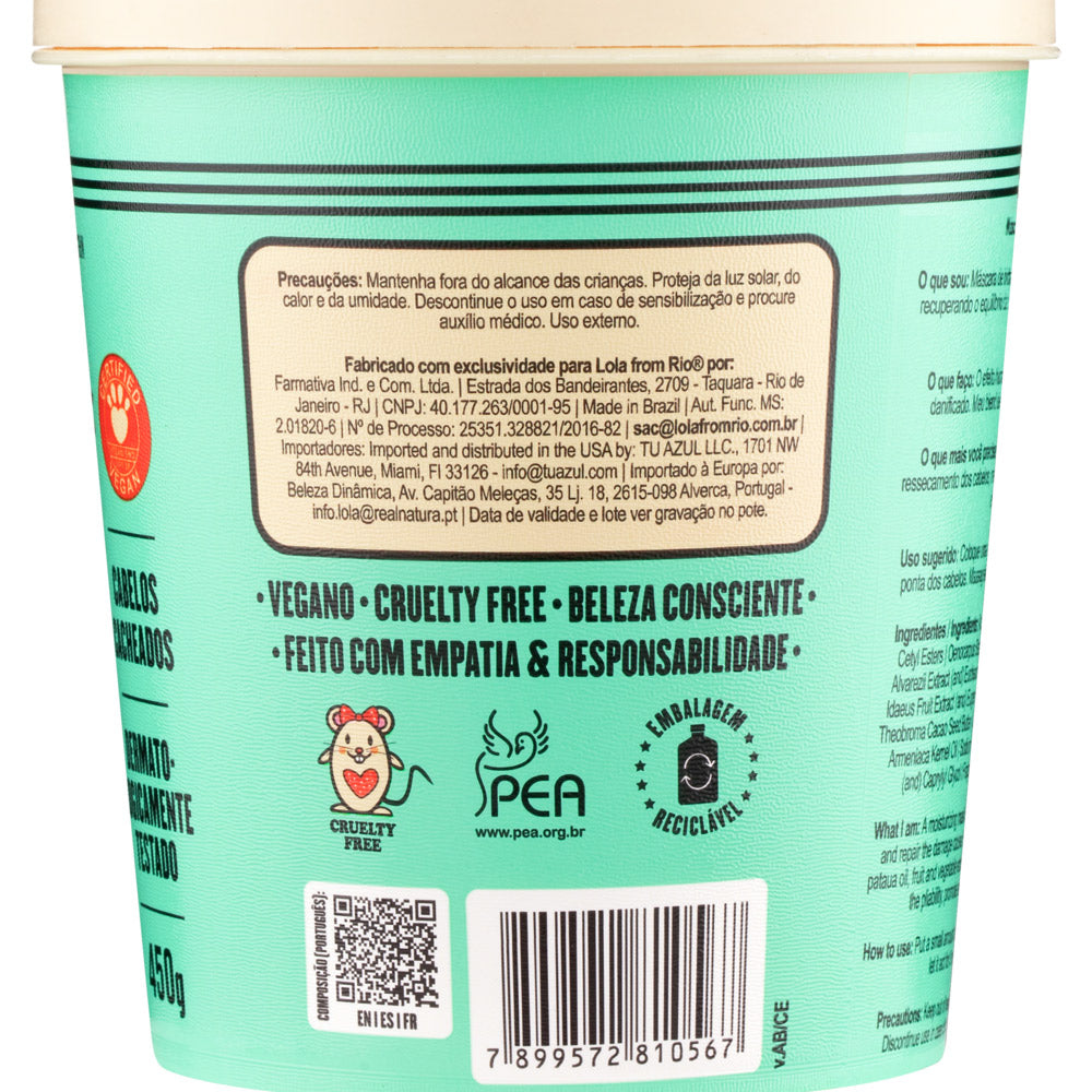 Lola From Rio Meu Cacho Minha Vida Máscara Hidratante 450gr - maschera idratante [all]