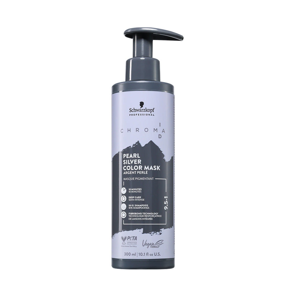 Schwarzkopf Chroma ID Color Mask 9.5-1 Pearl Silver 300ml - maschera colorata semipermanente