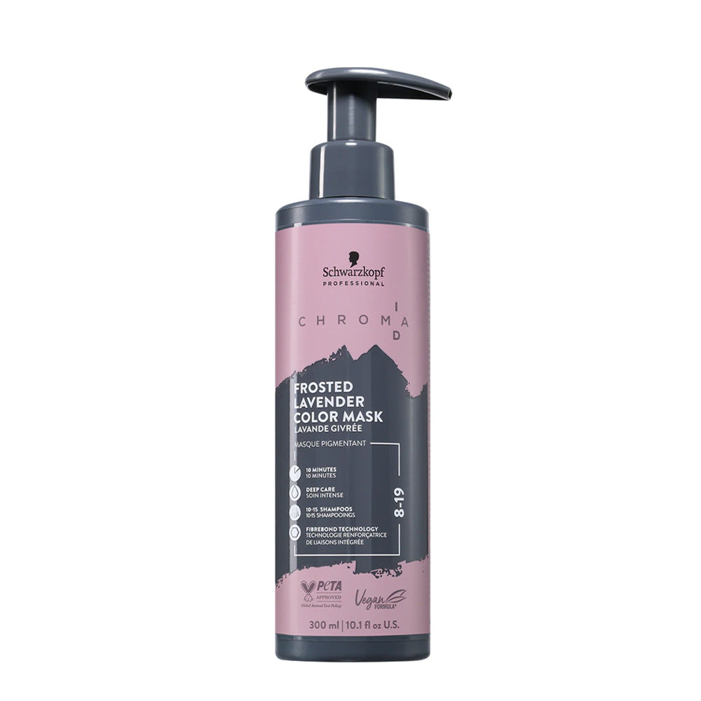 Schwarzkopf Chroma ID Color Mask 8-19 Frosted Lavender 300ml  - maschera colorata semipermanente