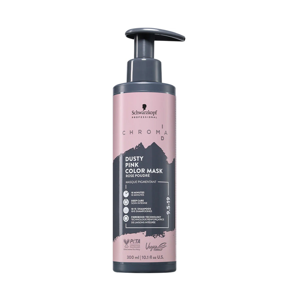 Schwarzkopf Chroma ID Color Mask 9.5-19 Dusty Pink 300ml - maschera colorata semipermanente