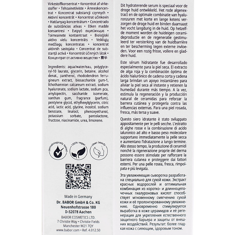 Babor Skinovage Moisturizing Serum 30ml - siero viso idratante