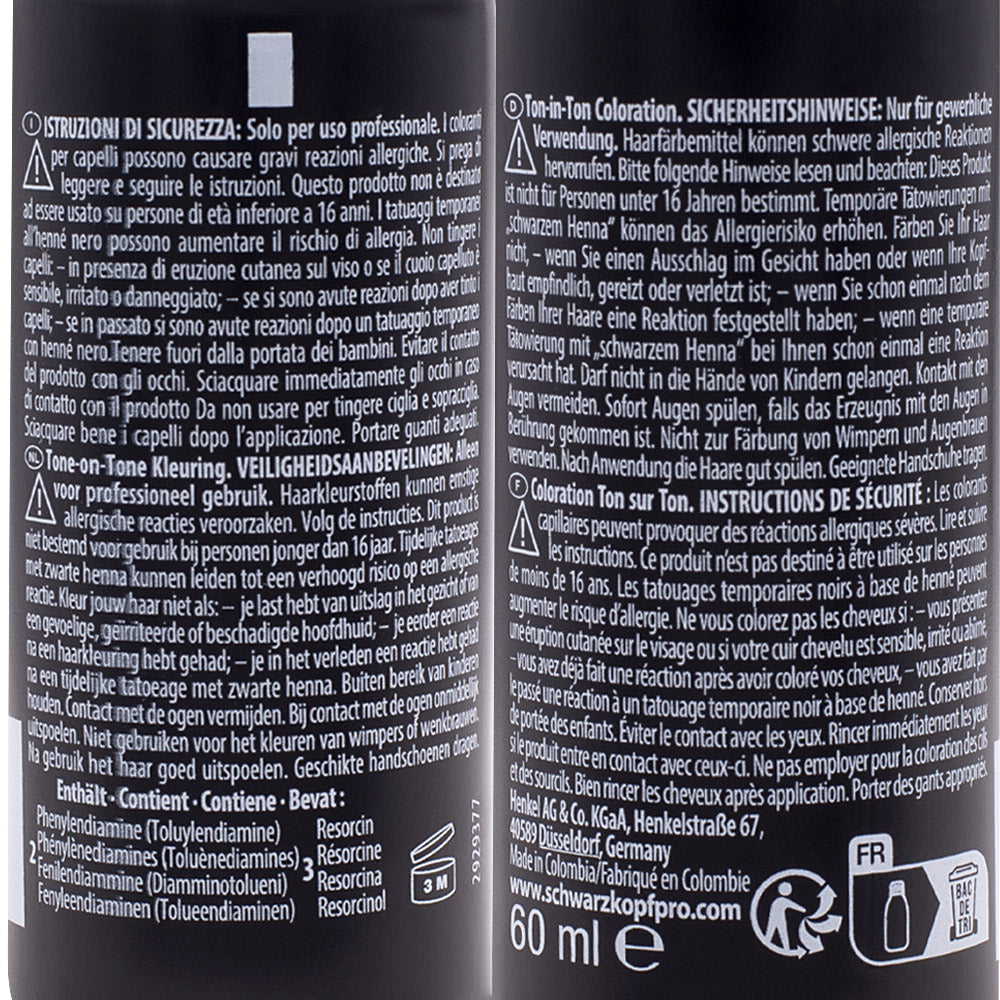 Schwarzkopf Igora Vibrance 5-21 Castano Chiaro Cenere Cendrè 60ml  - colorazione tono su tono
