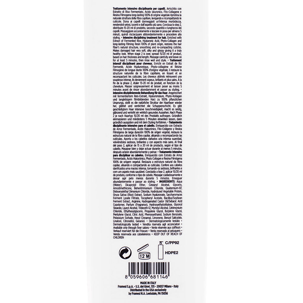 Framesi Morphosis Restructure Precious Fluid Step 3 1000ml - trattamento intensivo disciplinante