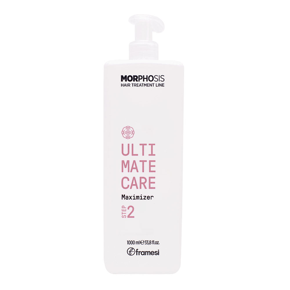 Framesi Morphosis Ultimate Care Maximizer Step 2 1000ml - siero disciplinante istantaneo capelli crespi