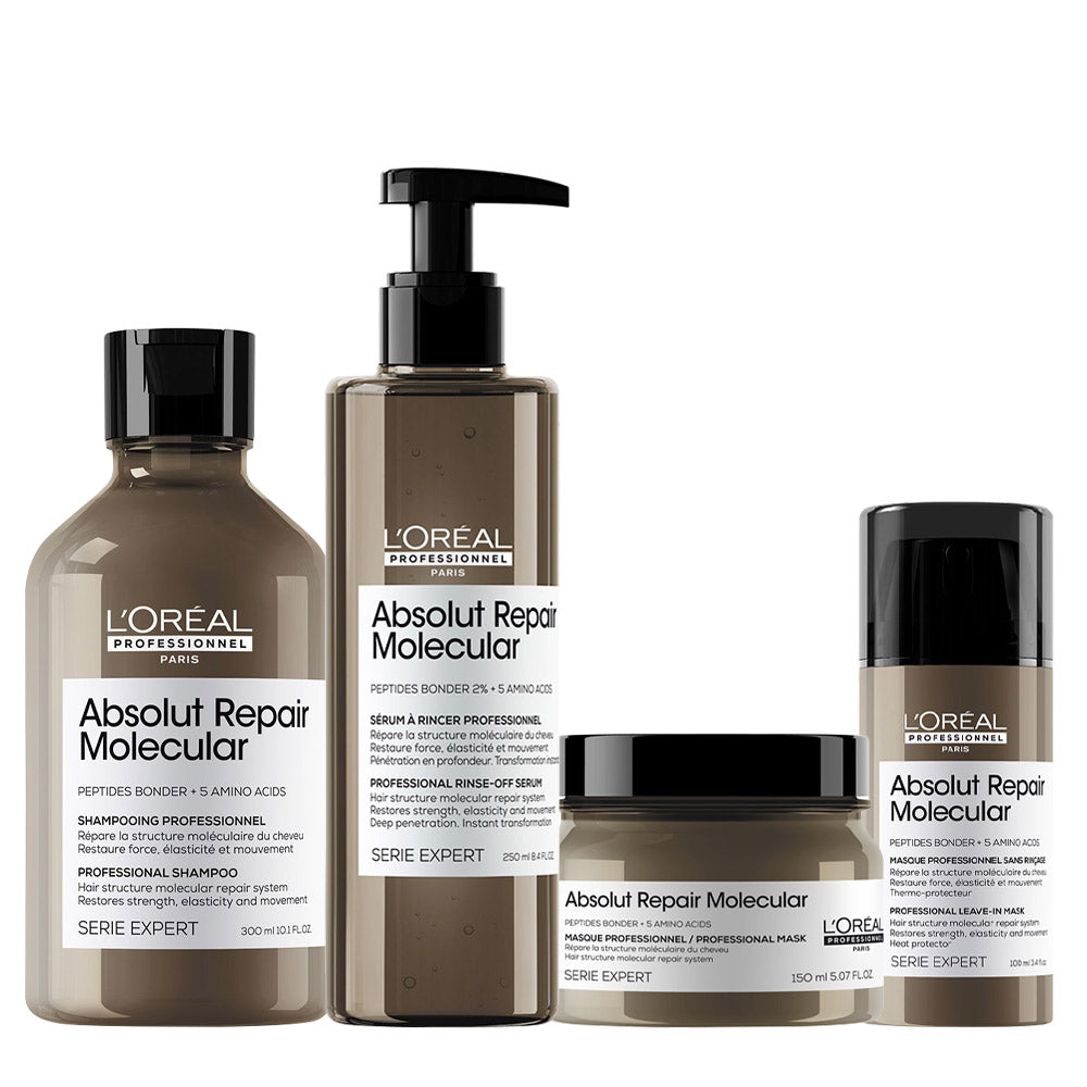 L'Oreal Professionnel Paris Serie Expert Absolut Repair Molecular 300ml Conditioner 250ml Mask 150 Leave-in 100ml