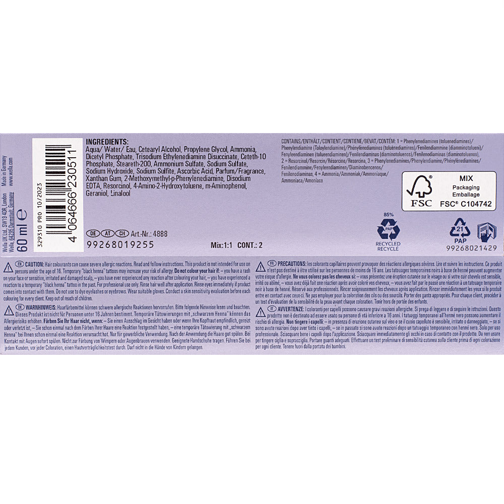 Wella Illumina Color Opal Esssence Titanium Rose 60ml - colorazione permanente