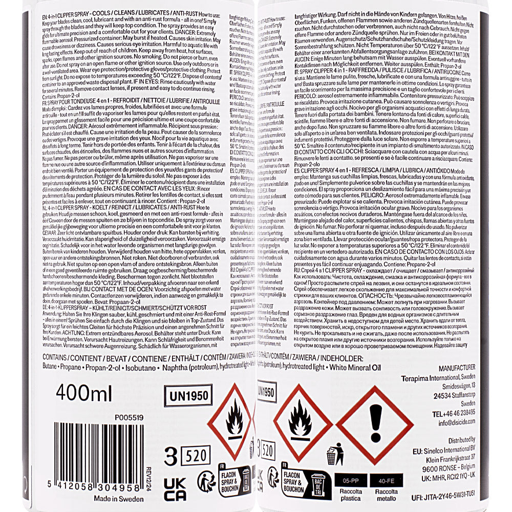 Ultron Zili 400ml - spray per lame fresche 4in 1