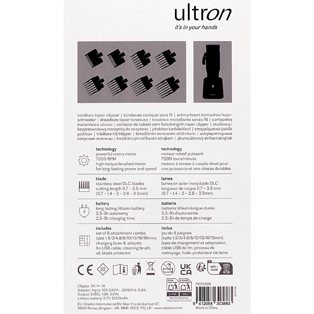 Ultron Jord Clipper - tagliacapelli rifinitore