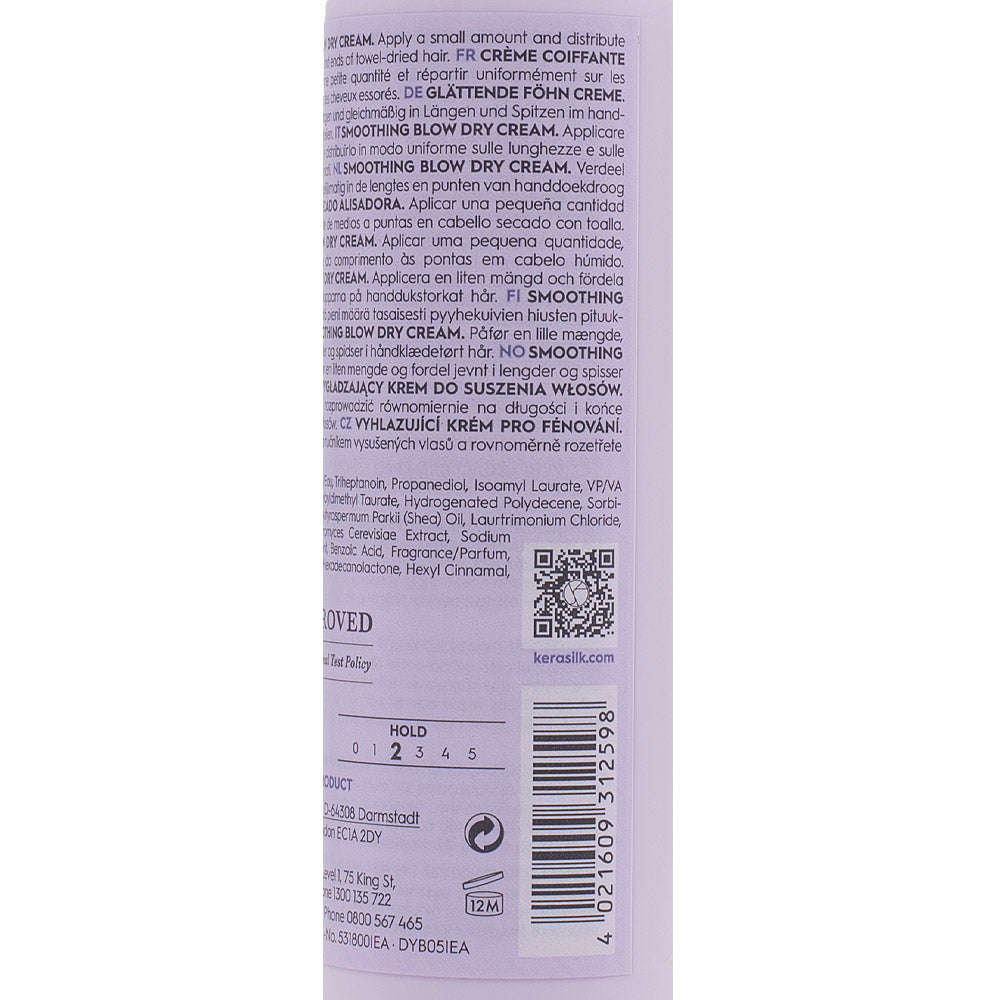 Kerasilk Styling Smoothing Blow Dry Cream 150ml - crema lisciante