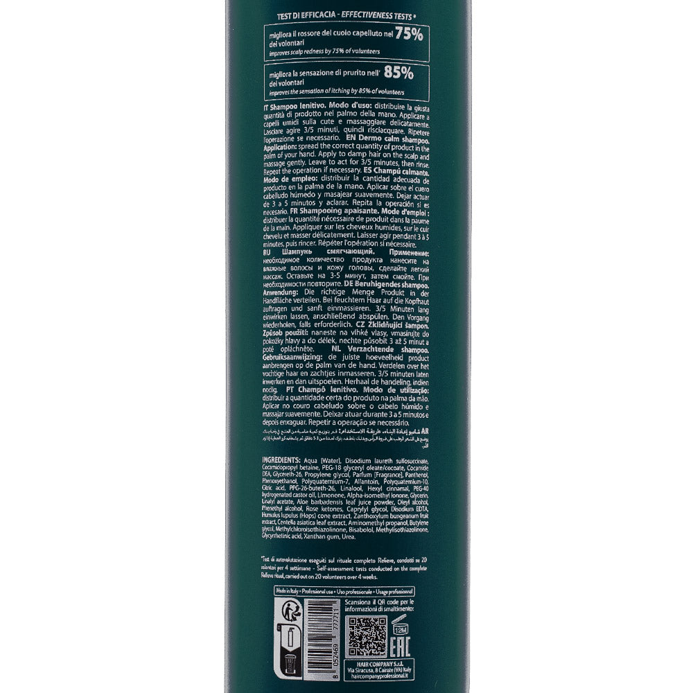 Hair Company Double Action Dermo Calm Shampoo 1000ml - shampoo lenitivo