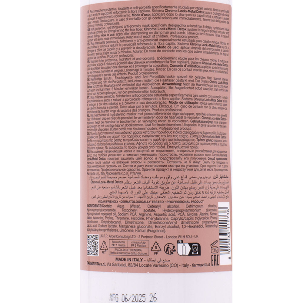 Amethyste Chroma Color Filler Mask 1000ml - maschera capelli colorati