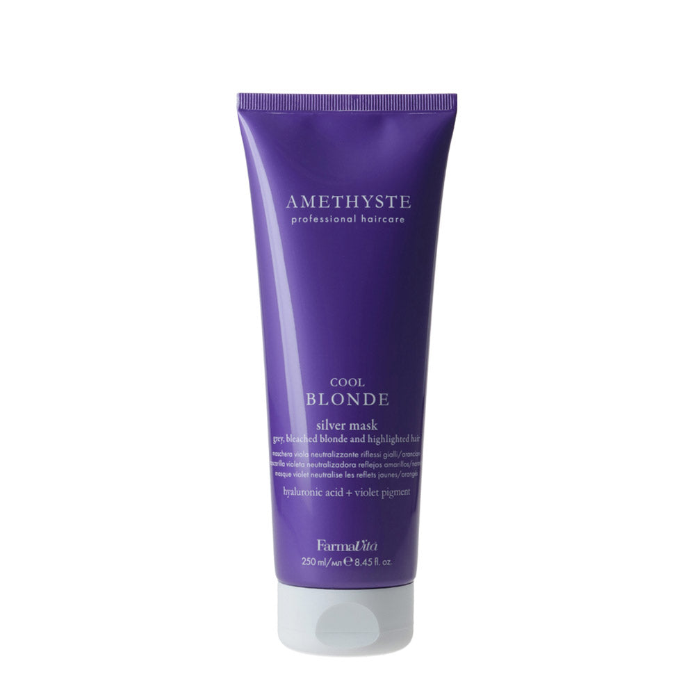 Amethyste Cool Blonde Silver Mask 250ml - maschera anti giallo