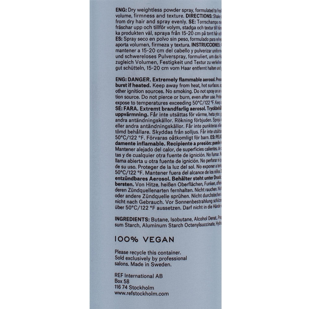 Ref Stochkolm Dry Shampoo N°204 75ml  - shampoo secco