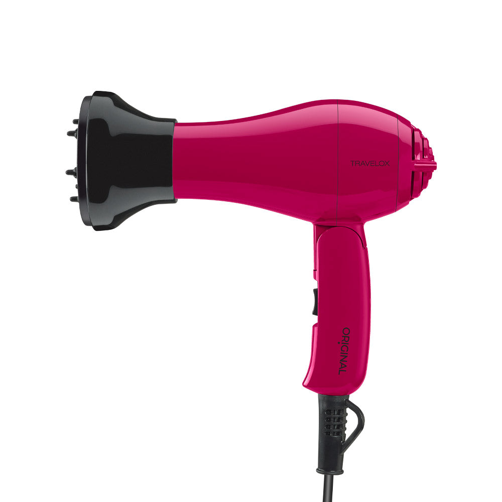 Original Best Buy Mini Foldable Hairdryer Travelox Hibiscus Pink - asciugacapelli [all]