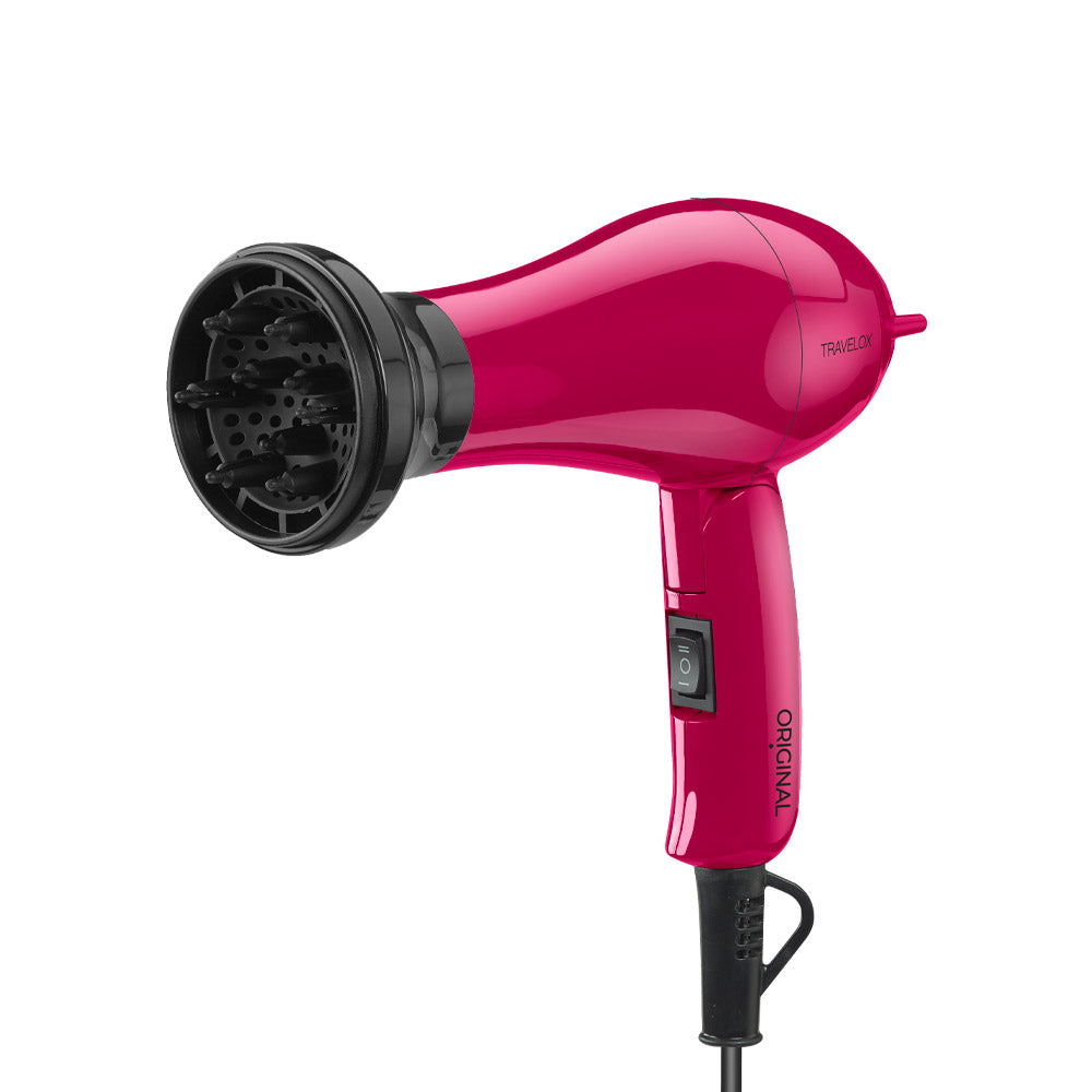Original Best Buy Mini Foldable Hairdryer Travelox Hibiscus Pink - asciugacapelli [all]