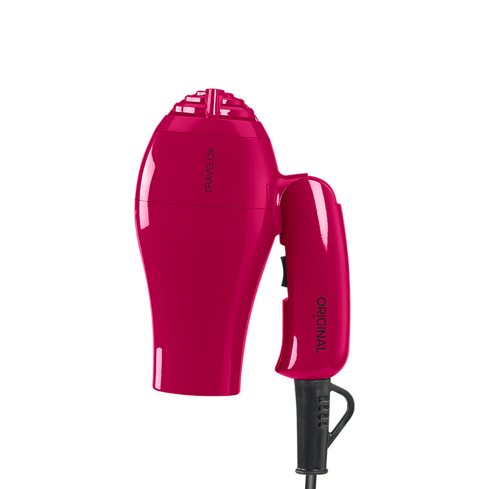 Original Best Buy Mini Foldable Hairdryer Travelox Hibiscus Pink - asciugacapelli [all]