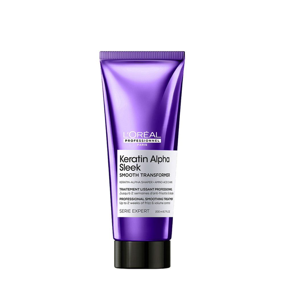 L'Oreal Professionnel Paris Serie Expert Keratin Alpha Sleek Treatment 200ml - trattamento disciplinante anticrespo [all]