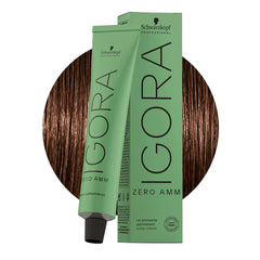 Schwarzkopf Igora Zero Amm 4-6 Mittleres Schokoladenbraun 60ml - permanente ammoniakfreie Haarfarbe